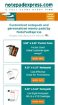 Mobile Screenshot of notepadexpress.com